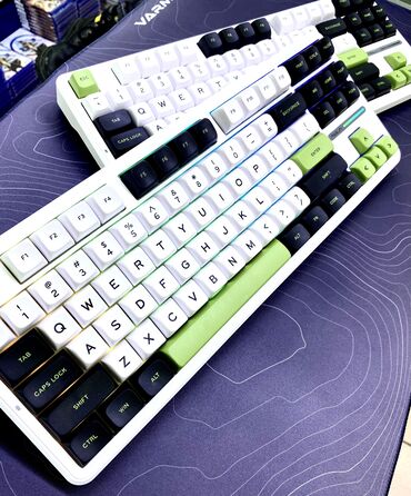 беспроводная мышка и клавиатура: Механическая игровая клавиатура Aula F87 Pro RGB подцветка