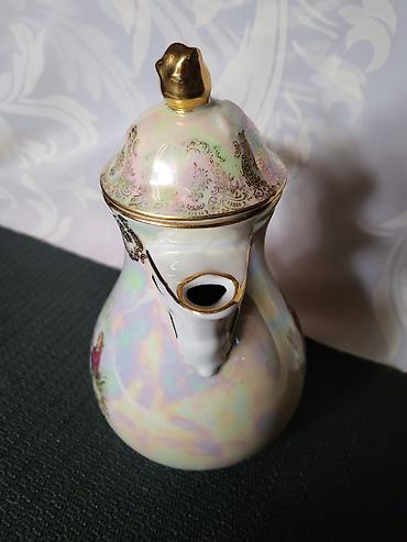 Čajnici: Bokal 1918g + Oscar Shaller Bavaria porcelan. Bokal je nov,pozlata — 8