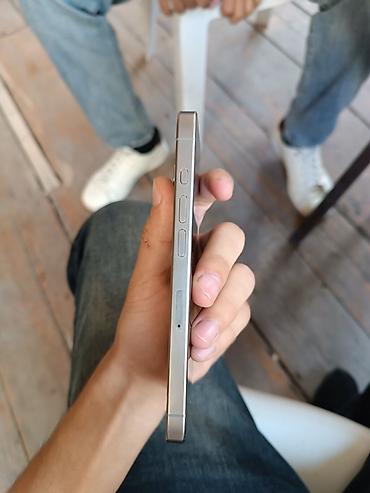 i̇phone 16e: IPhone 15 Pro, 256 GB, Gümüşü, Face ID — 6