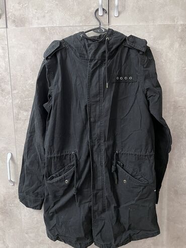 Куртка, 4XL (EU 48), цвет - Черный, Bershka