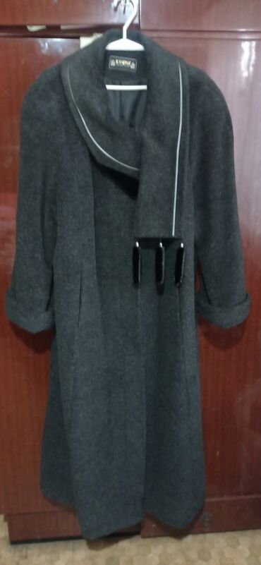пальто из альпаки: Пальто, Классика, Зима, Альпака, Длинная модель, Однобортная модель, 9XL (EU 58)