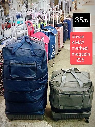 Aksesuarlar: Təkərli və yığılan çanta. Şəhər içi çatırma 5m. Ünvan AMAY ticarət — 4