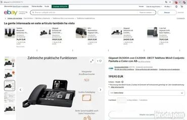 Fiksni telefoni: *** SUPER AKCIJA *** 1899 Telefonski aparat Gigaset DL500A; Bluetooth — 5