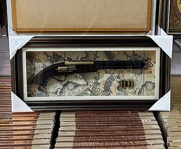 airsoft silah satis: Dekorativ divar kompozisiyası – antik üslubda maket tapança və — 4