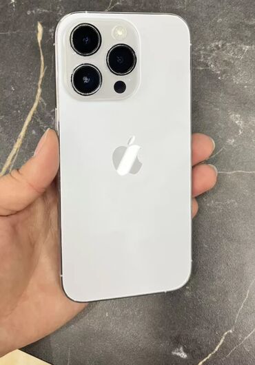 рог фон 5: IPhone 14 Pro, Колдонулган, 256 ГБ, Ак, Коргоочу айнек, Каптама, Куту, 89 %