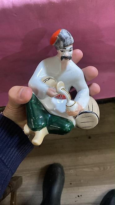 maneki neko top: Fiqur, Keramika, rəng - Ağ — 1