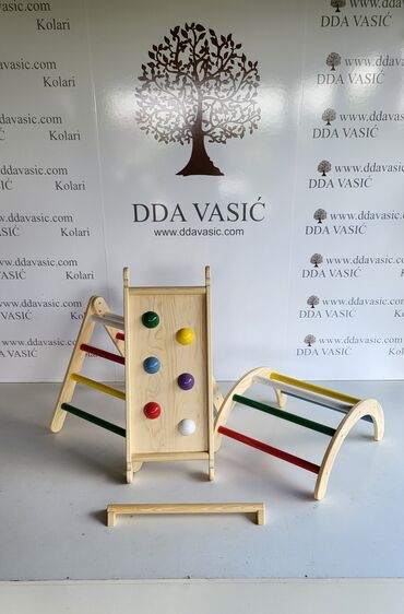 Igračke: 🧗‍♂️ 4-u-1 Drvena Penjalica za Decu Sve što detetu treba – u jednom — 3