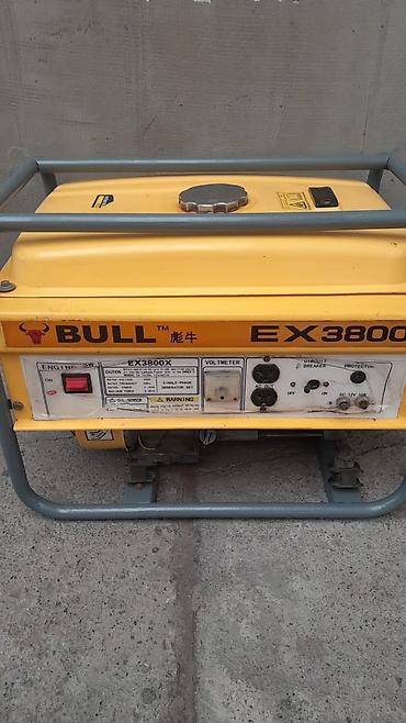 Генераторы: Бензиновый генератор BULL EX3800X - Однофазный генератор - — 3