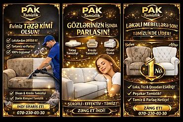 divan yuma xidmeti: PAK Təmizlik – peşəkar mebel və yumşaq səth təmizliyi xidməti — 1
