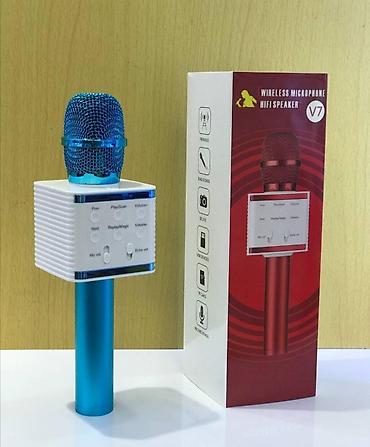 svi telefoni: Bluetooth karaoke mikrofon v7 plavi. bluetooth karaoke mikrofon v7 — 1