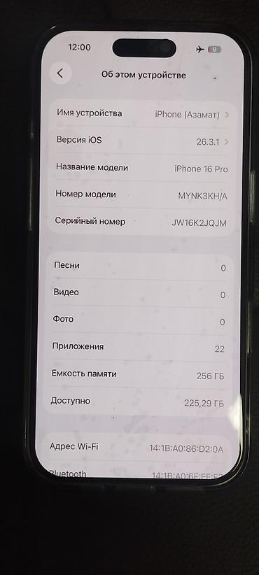mini iphone: IPhone 16 Pro, 256 ГБ, цвет светлый (Natural Titanium). iOS 26.3.1 — 4