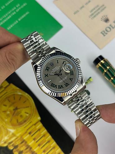 Личные вещи: Новый, Наручные часы, Rolex, цвет - Серый — 3