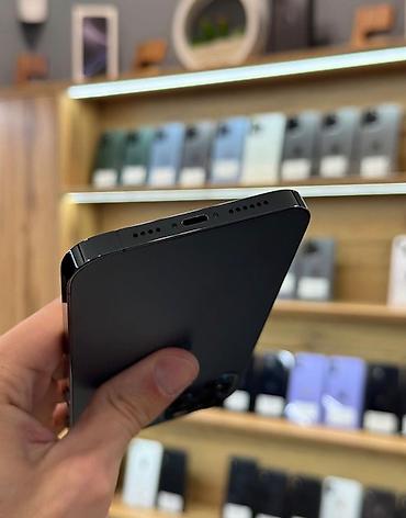 iphone 11 pro gence: IPhone 12 Pro Max, 128 GB, Qara, Zəmanət, Simsiz şarj, Face ID — 5