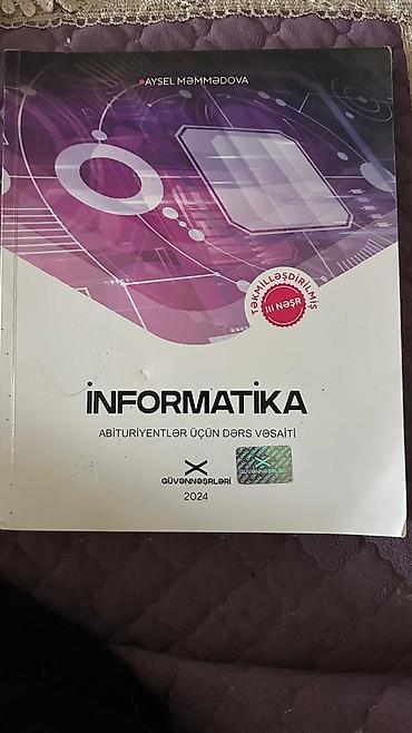 İnformatika – abituriyentlər üçün dərs vəsaiti. Kitabın müəllifi