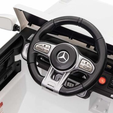 Dečiji električni automobili: Auto na akumulator Mercedes AMG G63L LICENCIRANI KOZNO SEDISTE MEKE — 11
