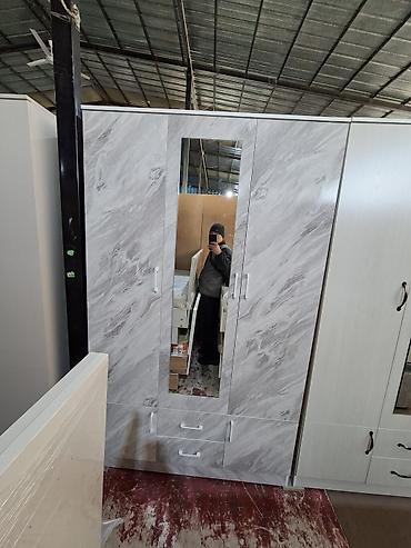 standing mirror: Шифоньер, шкаф для одежды, Новый, Прямой, Дерево — 7