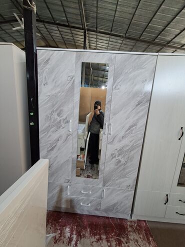 Шкафы для одежды: Шкаф для одежды, Новый, Прямой, ЛДСП — 6