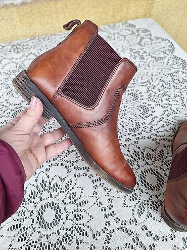 luze o: Tamaris kožne čizme – veličina 38 - Gazište: 24 cm - Materijal — 6