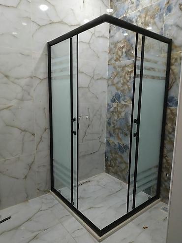 Duş kabinaları, arakəsmələr: Yeni Arakəsmə, Künc üçün, Ödənişli çatdırılma — 15