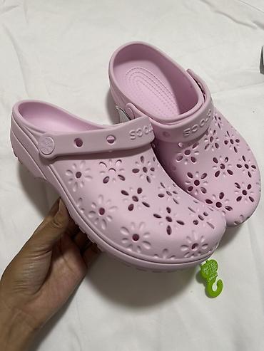 келме сумка: Саболор, 37.5, Crocs, Жаңы, түсү - Кызгылт, Акылуу жеткирүү, Өзү алып кетүү — 2