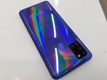 iphone 16 2el: Samsung Galaxy A21S, 32 GB, rəng - Göy, Zəmanət, Düyməli, Sensor — 1