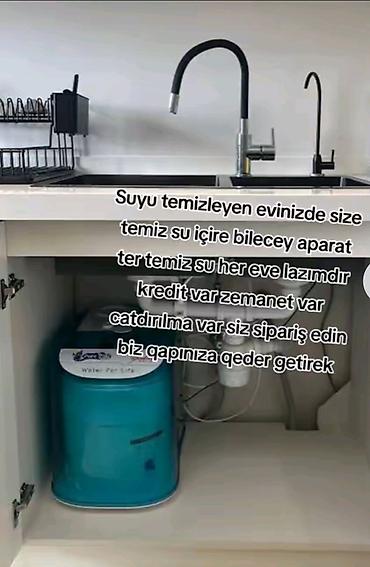 Mətbəx üçün su təmizləyici aparat - Lavabo altına quraşdırılan sistem