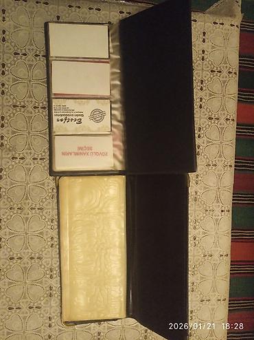 albom satisi: Vizit kartları üçün 2 ədəd təşkilatçı (kartvizit albomu) - Material — 2