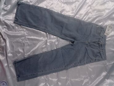 распродажа джинсы: Прямые, Высокая талия