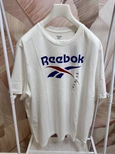 Футболки: Мужская футболка, Reebok, 2XL (EU 44), цвет - Белый