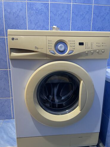 ремонт стиральных машин бишкек: Стиральная машина LG, Б/у, Автомат, До 5 кг, Полноразмерная