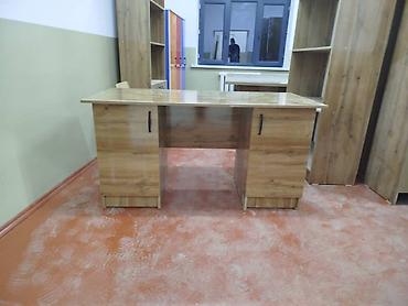 Парты: Парта, Новый, С полками, Для мальчика, Взрослая, ДСП, Платная доставка, цвет - Серый — 7