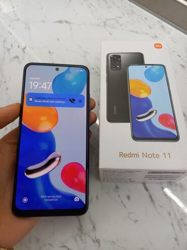 note 11 s: Xiaomi Redmi Note 11, 128 GB, rəng - Göy, 
 Sensor, Barmaq izi, İki sim kartlı