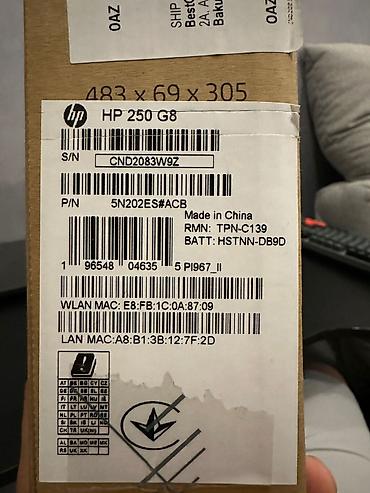 hp pavilion: Yeni HP 15.6 ", Intel Core i3, 256 GB — 7