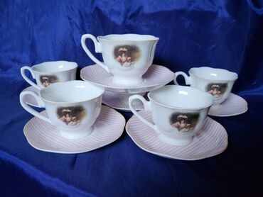 Kuhinjski setovi: Soljice nove,vintaz za kafu Sigma porcelanske. Soljice komada 6 u — 1