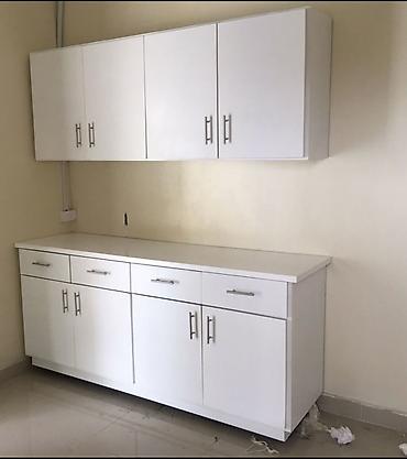 silver kitchen: Кухонный гарнитур, Новый, В рассрочку, цвет - Белый, Самовывоз — 1
