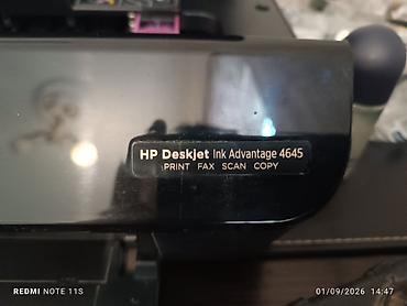 Printer və kseroks aparatları: HP DeskJet Ink Advantage 4645 çoxfunksiyalı cihaz Ustaya gedmelidir — 5
