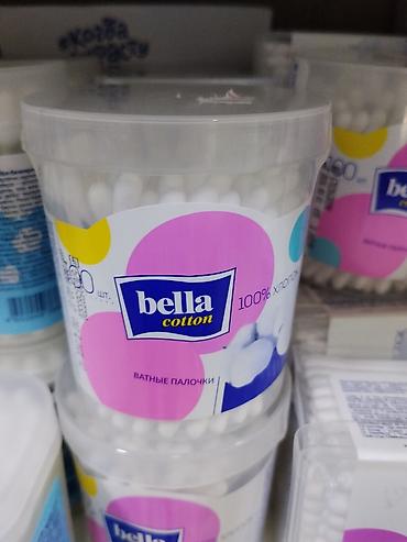 расчос ваты: Ватные палочки Bella Cotton - Материал: 100% хлопок - Тип — 1