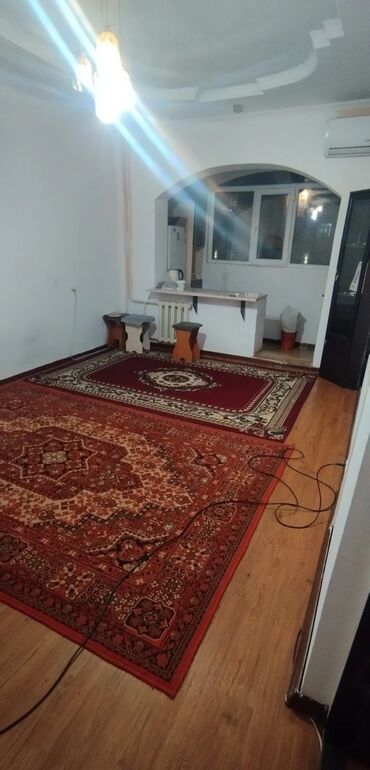 тоголок молдо фрунзе: 1 комната, 50 м², 106 серия, 7 этаж, Косметический ремонт