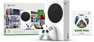 Xbox Series S: Xbox Series S 512GB, 1 ay islenib, tezedi, problemsiz, xbox gamepad