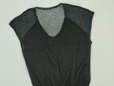 czarne t shirty basic: S (EU 36), condition - Perfect