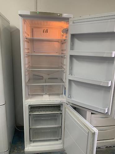 крутой номер: Холодильник Indesit, Б/у, Двухкамерный, De frost (капельный), 60 * 187 * 60 — 2