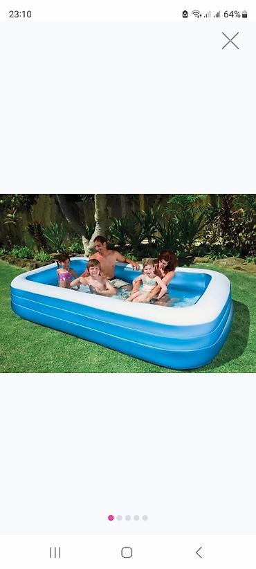 İdman və istirahət: 🌊 Elektron Nasos HƏDİYYƏ! 🎁 INTEX Şişmə Hovuz – Yay üçün ideal seçim! — 1