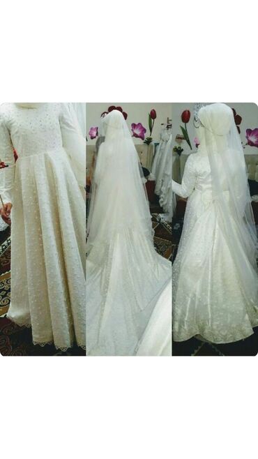 свадебное платье с фатиновой юбкой: Платья для мусульманок.Продаю очень дешево