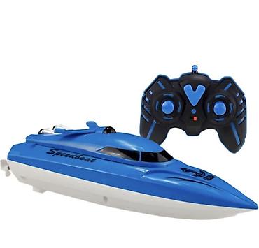 вертолетик в машину: Радиоуправляемый катер Speedboat (синий) - Тип: игрушечный катер на — 2