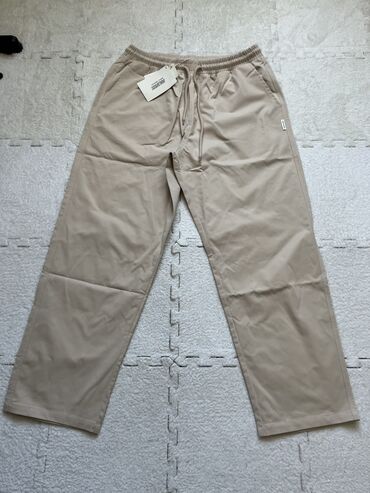 мужские клетчатые брюки: Брюки L (EU 40), цвет - Бежевый