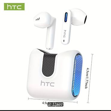 Audio: Yeni Simsiz (Bluetooth) Qulaqcıqlar, HTC, rəng - Ağ — 1