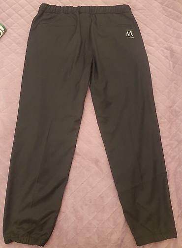 emperio armani: Armani Exchange (A|X) kişi şalvarı. Az işlənmiş Qara rəngdə, müasir və — 3