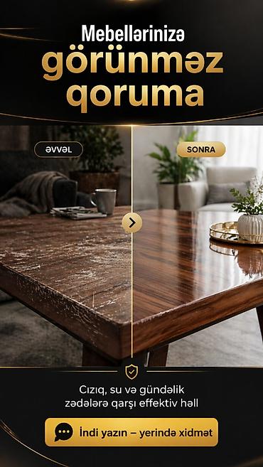 Другая мебель: Mebel ve mermerlerin qoruyucu ppf ile uzlenmesi ✨ Premium Parlaq ppf — 2