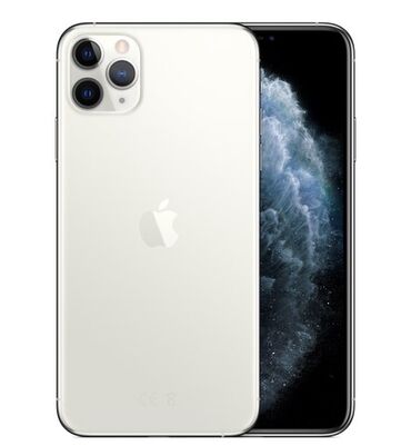 Apple iPhone: IPhone 11 Pro Max, Б/у, 256 ГБ, Белый, Наушники, Защитное стекло, Чехол, 75 %