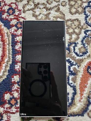 Samsung: Samsung Galaxy S23 Ultra, Б/у, 256 ГБ, цвет - Белый, 2 SIM at lalafo.kg — 1 Samsung: Samsung Galaxy S23 Ultra, Б/у, 256 ГБ, цвет - Белый, 2 SIM — 1